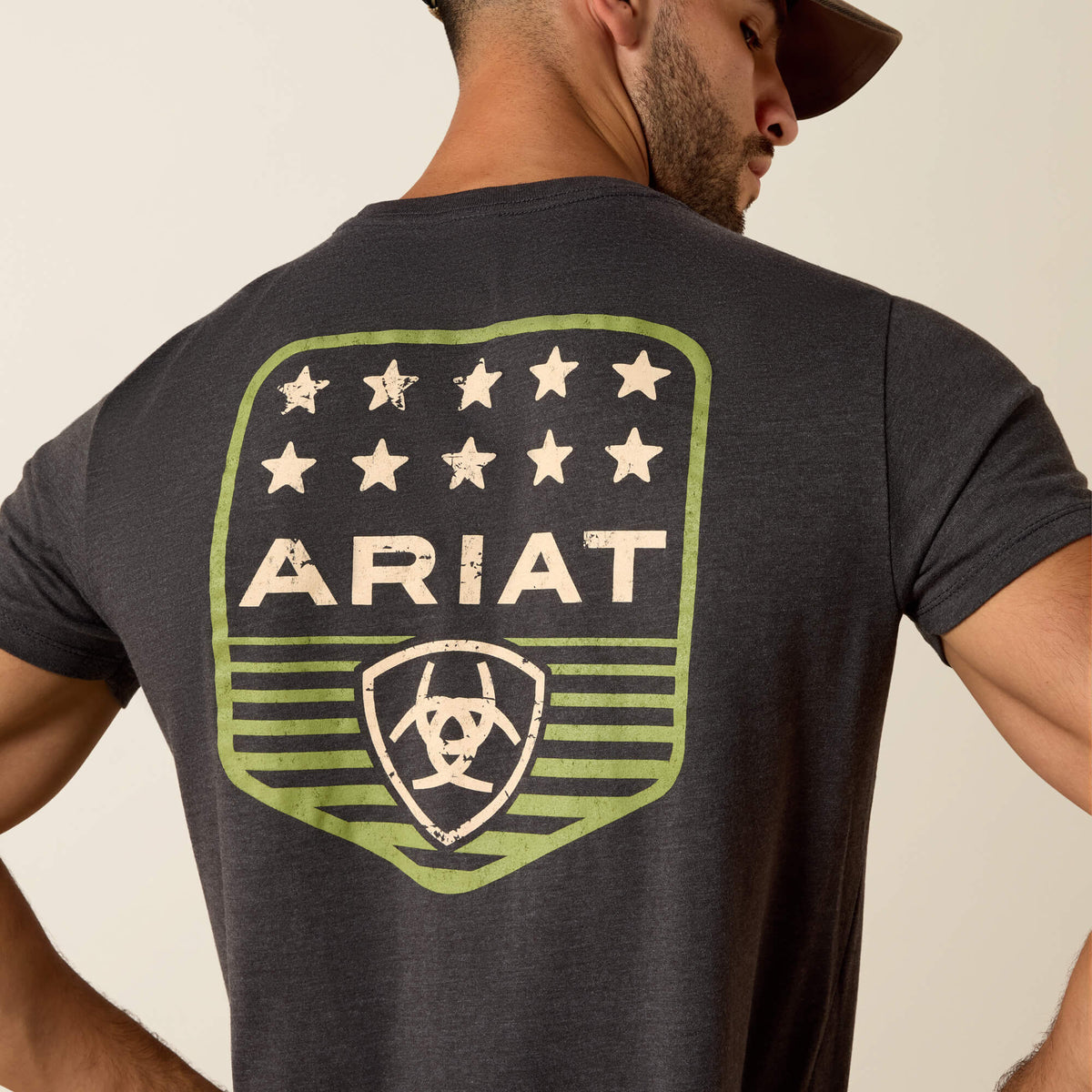 Ariat Discount Ariat Stripe Patriotic Badge T-Shirt