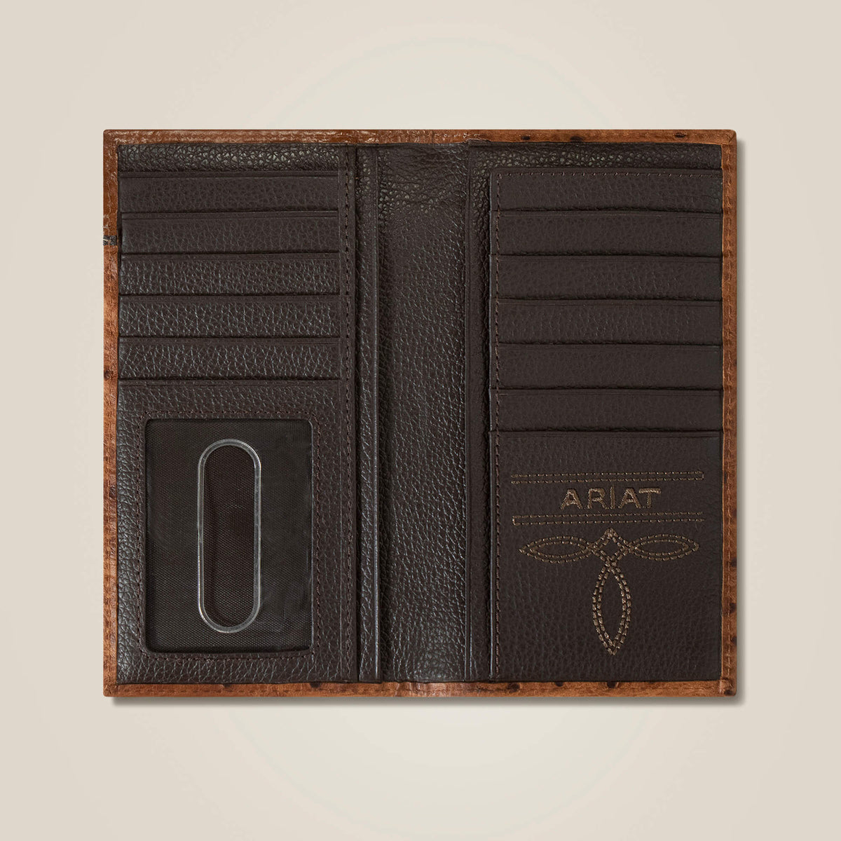 Ariat Value Ostrich Rodeo Wallet