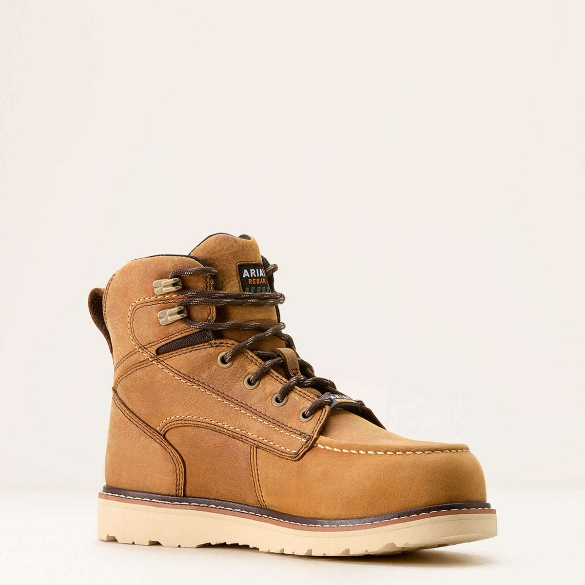 Ariat Discount Rebar Wedge Moc Toe Waterproof Composite Toe Work Boot