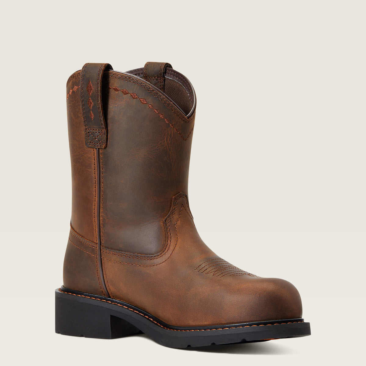 Ariat New Fatbaby Work Pull-On Steel Toe Work Boot