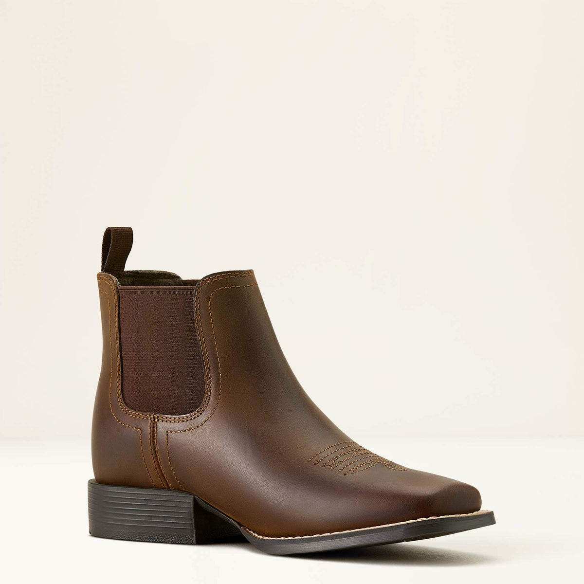 Ariat Popular Booker Chelsea Wide Square Toe Western Boot