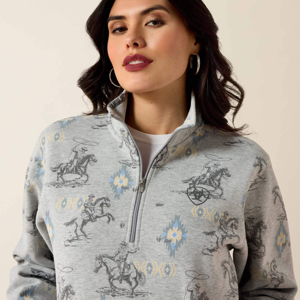 Ariat Everyday Sapphire 1/2 Zip Sweatshirt