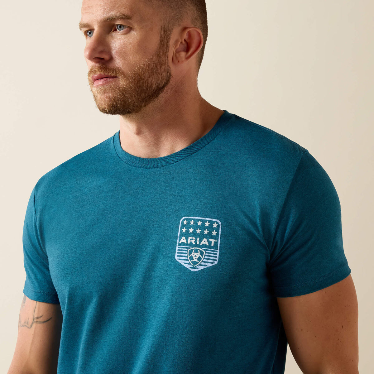 Ariat Best Seller Ariat Stripe Patriotic Badge T-Shirt