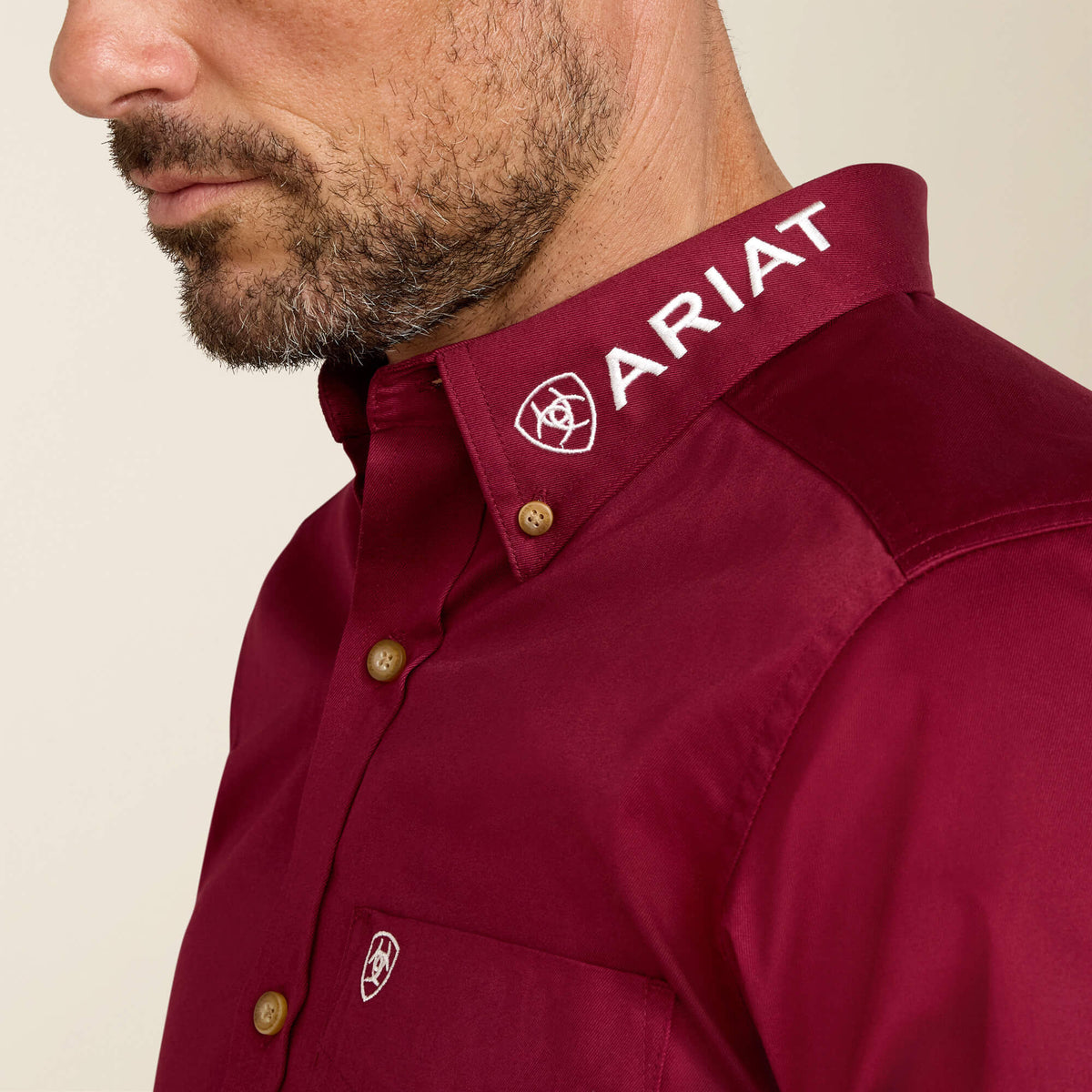 Ariat Exclusive Team Logo Twill Fitted Shirt