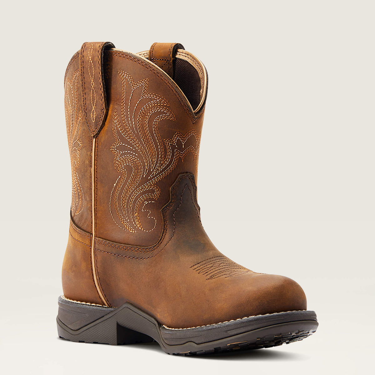 Ariat Latest Anthem Round Toe Shortie Waterproof Western Boot