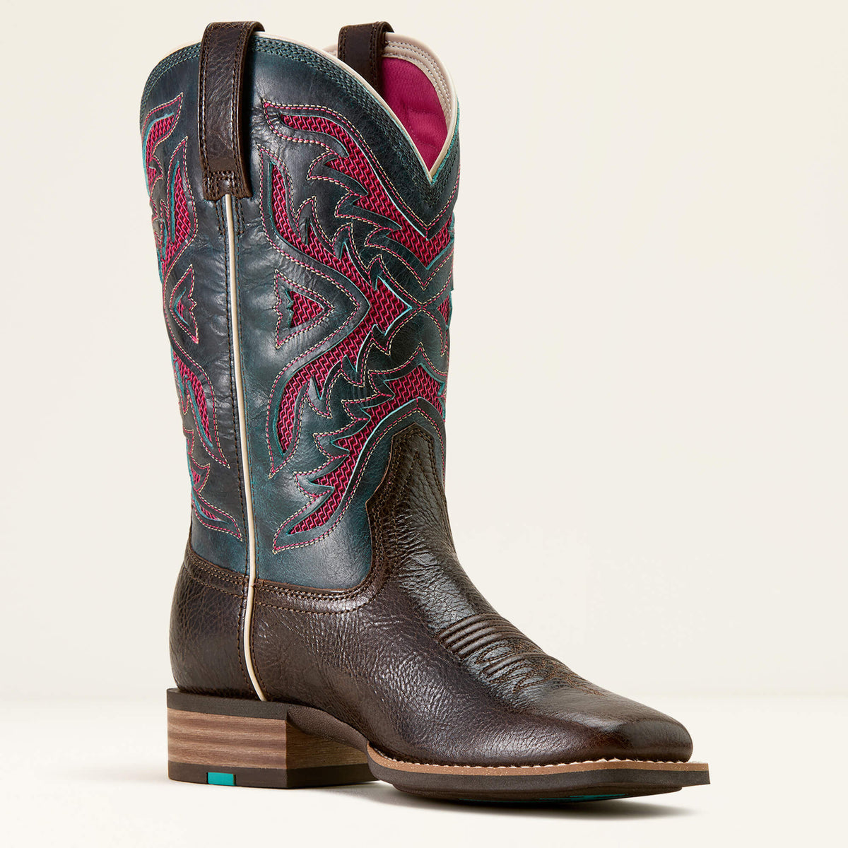 Ariat New San Angelo VentTEK 360 Wide Square Toe Western Boot