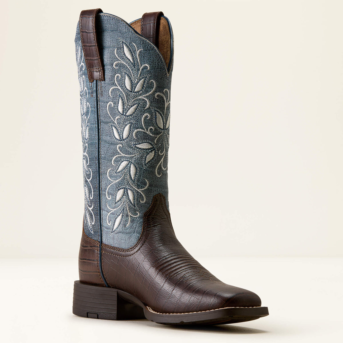 Ariat Essential Round Up Holly Wide Square Toe Western Boot