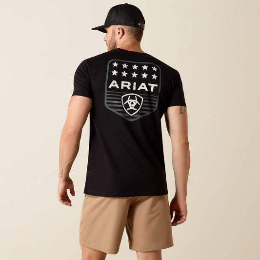 Ariat Deals Ariat Stripe Patriotic Badge T-Shirt