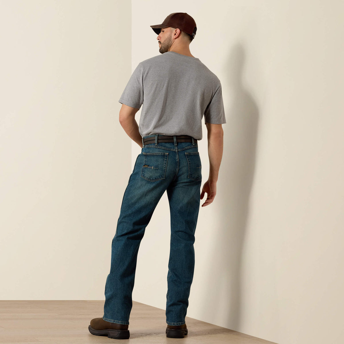 Ariat Exclusive Rebar M4 Relaxed DuraStretch Basic Boot Cut Jean