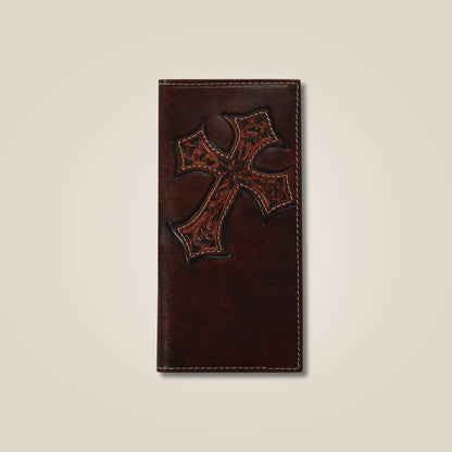 Ariat Trusted Cross embossed rodeo wallet