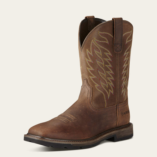 Ariat Best Price Groundbreaker Wide Square Toe Steel Toe Work Boot