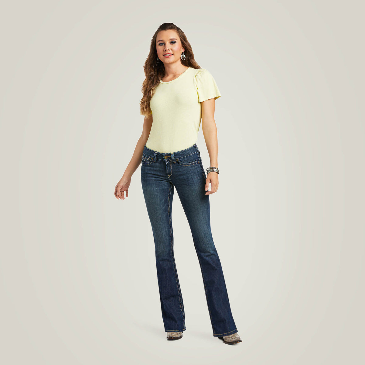 Ariat Sale Mid Rise Corinne Boot Cut Jeans