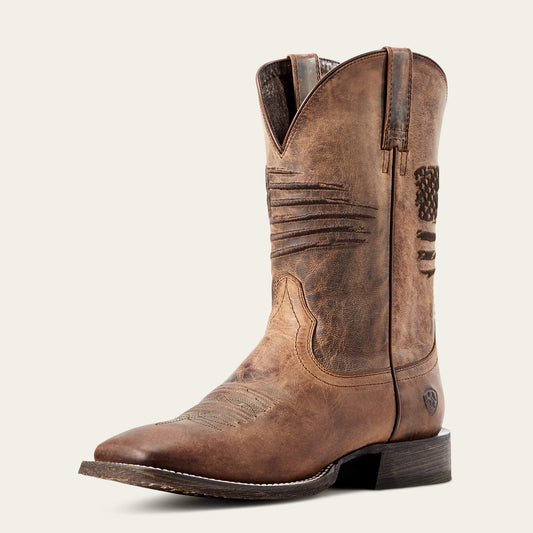 Ariat Signature Circuit Patriot Wide Square Toe Cowboy Boot
