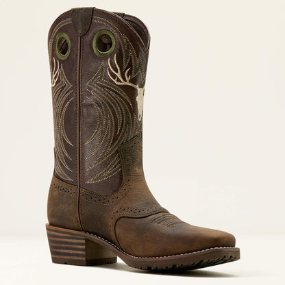 Ariat Essential Hybrid Roughstock Antler Cowboy Boot