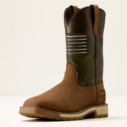 Ariat Great Value Activator Patriot Wide Square Toe Steel Toe Work Boot