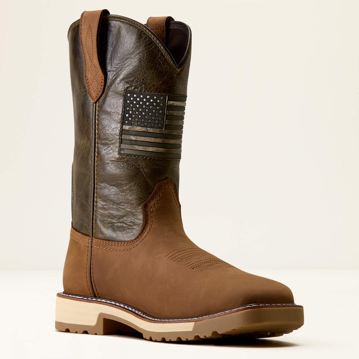 Ariat Great Value Activator Patriot Wide Square Toe Steel Toe Work Boot