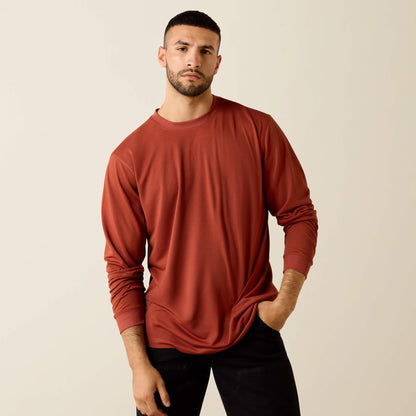 Ariat Hot Sale Rebar Heat Fighter Label Long Sleeve T-Shirt