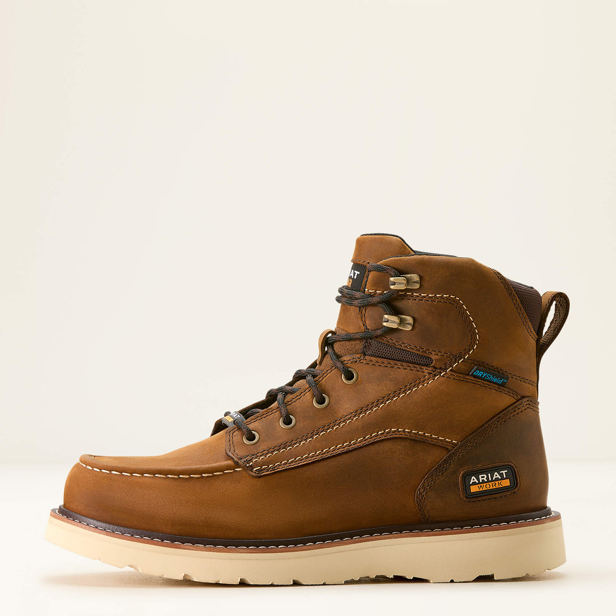 Ariat Exclusive Rebar Wedge Moc Toe 6" Waterproof Work Boot