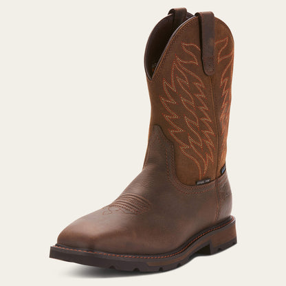 Ariat Sale Groundbreaker Wide Square Toe Waterproof Steel Toe Work Boot