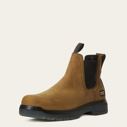 Ariat Quality Turbo Chelsea Waterproof Carbon Toe Work Boot