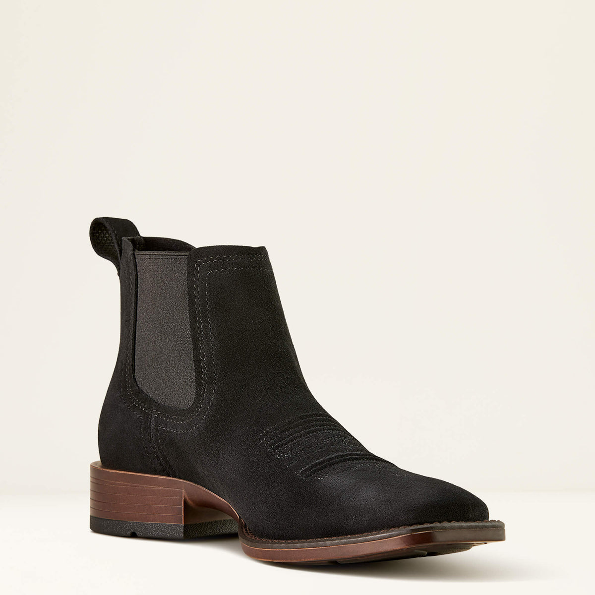 Ariat Popular Booker Chelsea Wide Square Toe Western Boot