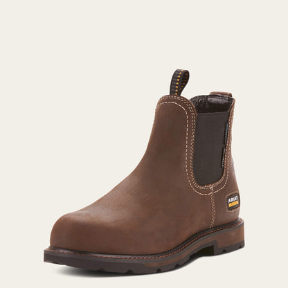 Ariat Top Pick Groundbreaker Chelsea Waterproof Steel Toe Work Boot