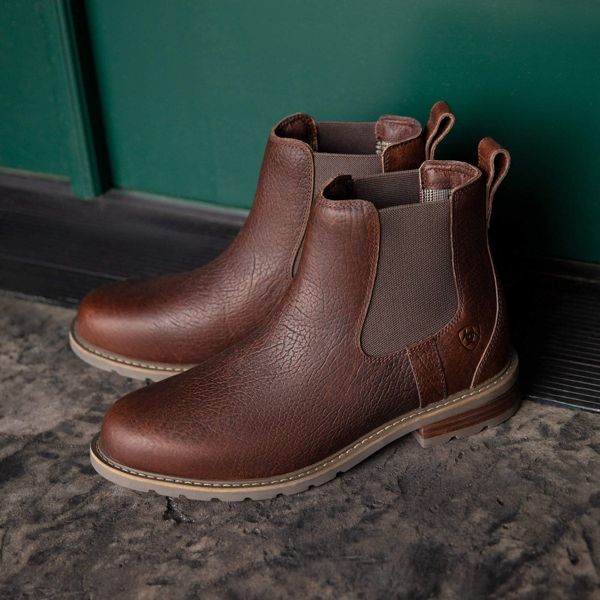 Ariat Discount Wexford Bison Chelsea Boot