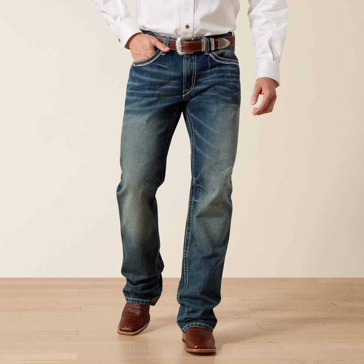 Ariat Smart Buy M4 Relaxed Coltrane Boot Cut Jean