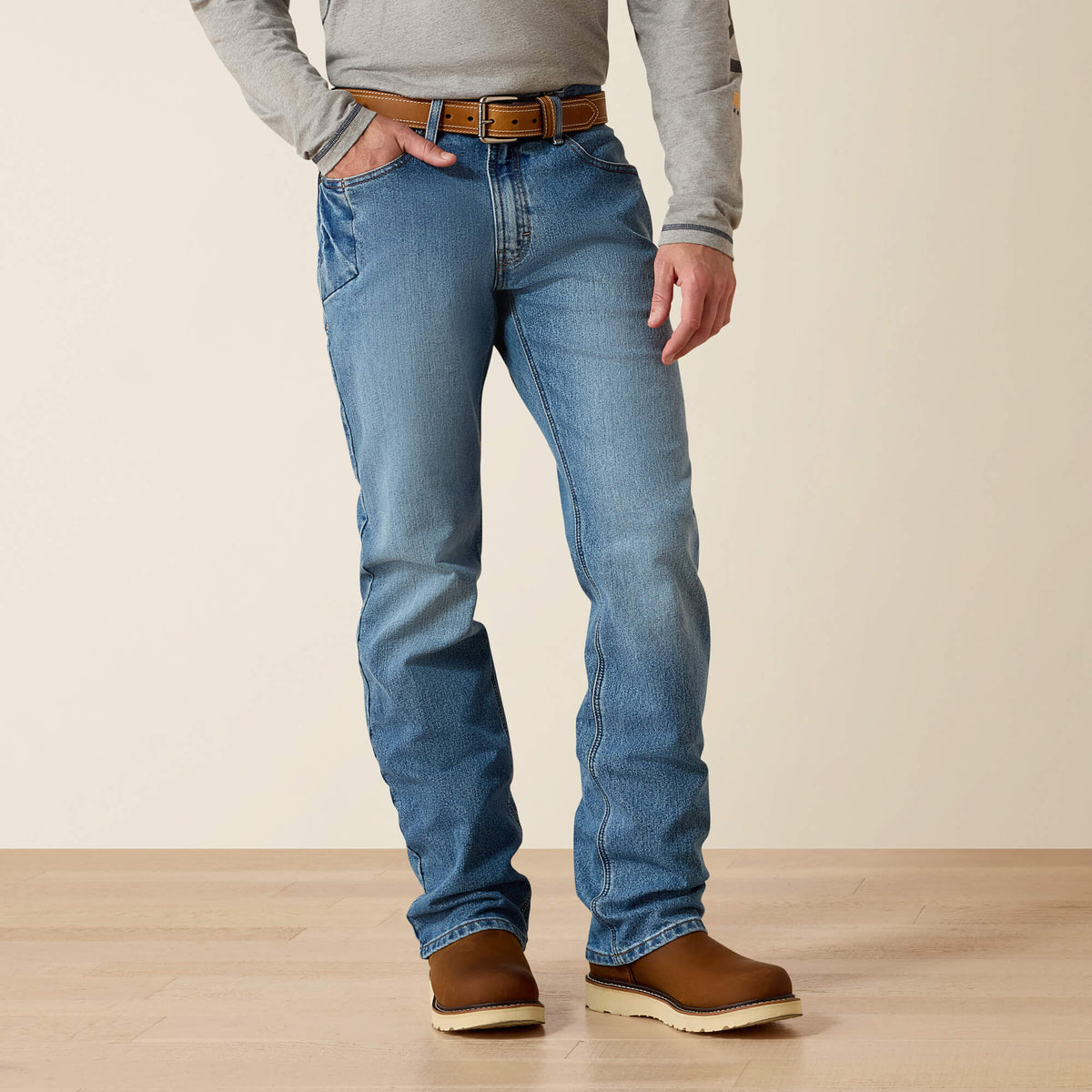 Ariat Trusted Rebar M4 Relaxed DuraStretch Basic Boot Cut Jean