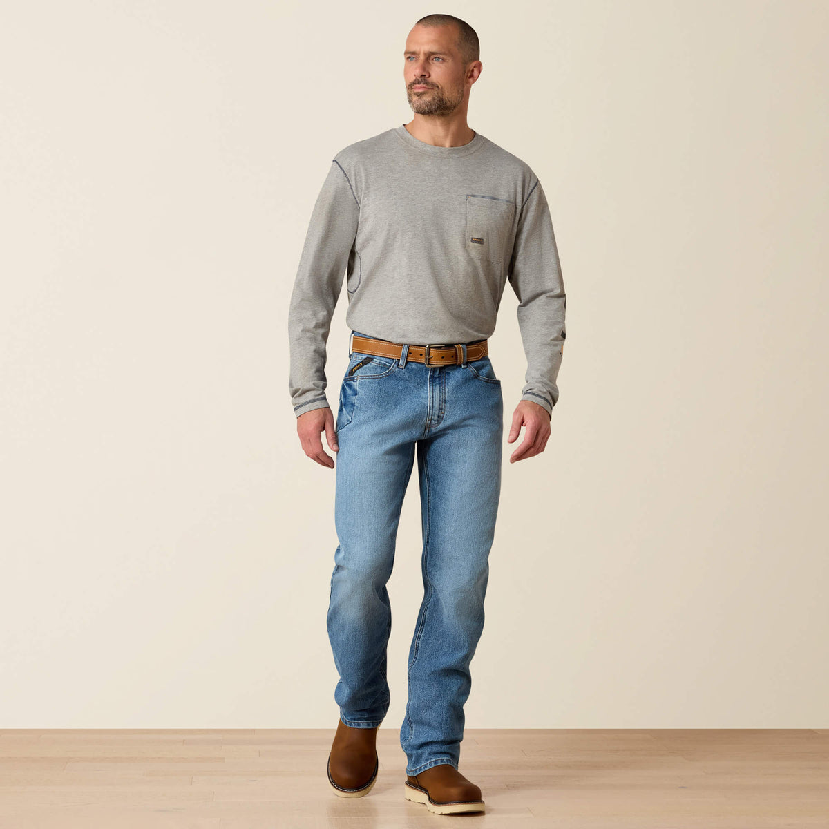 Ariat Trusted Rebar M4 Relaxed DuraStretch Basic Boot Cut Jean