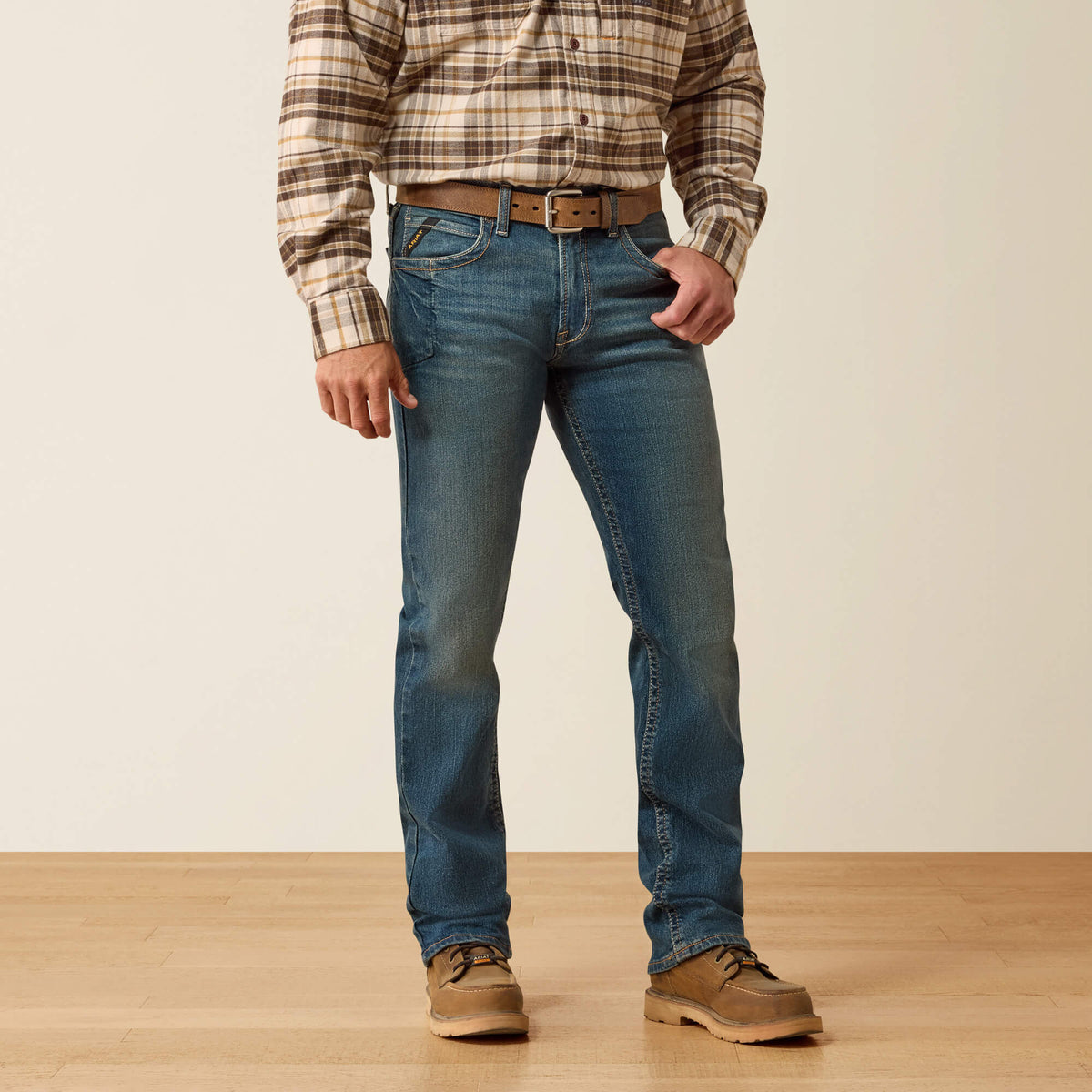 Ariat Great Value Men's Slim Fit Work Pants - Rebar Denim