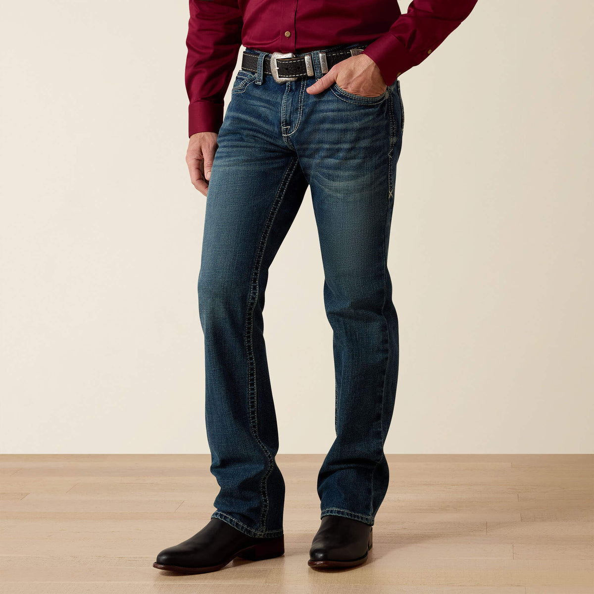 Ariat Popular M7 Rocker Stretch Coltrane Stackable Straight Leg Jean