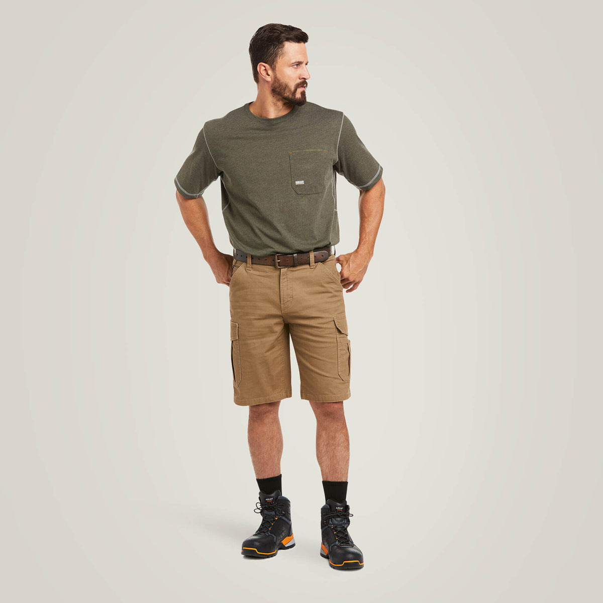 Ariat Deals Rebar DuraStretch Made Tough Cargo 11" Short
