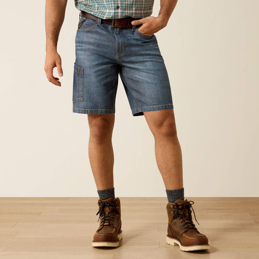 Ariat Premium Rebar M4 Relaxed Denim 10" DuraStretch Shorts