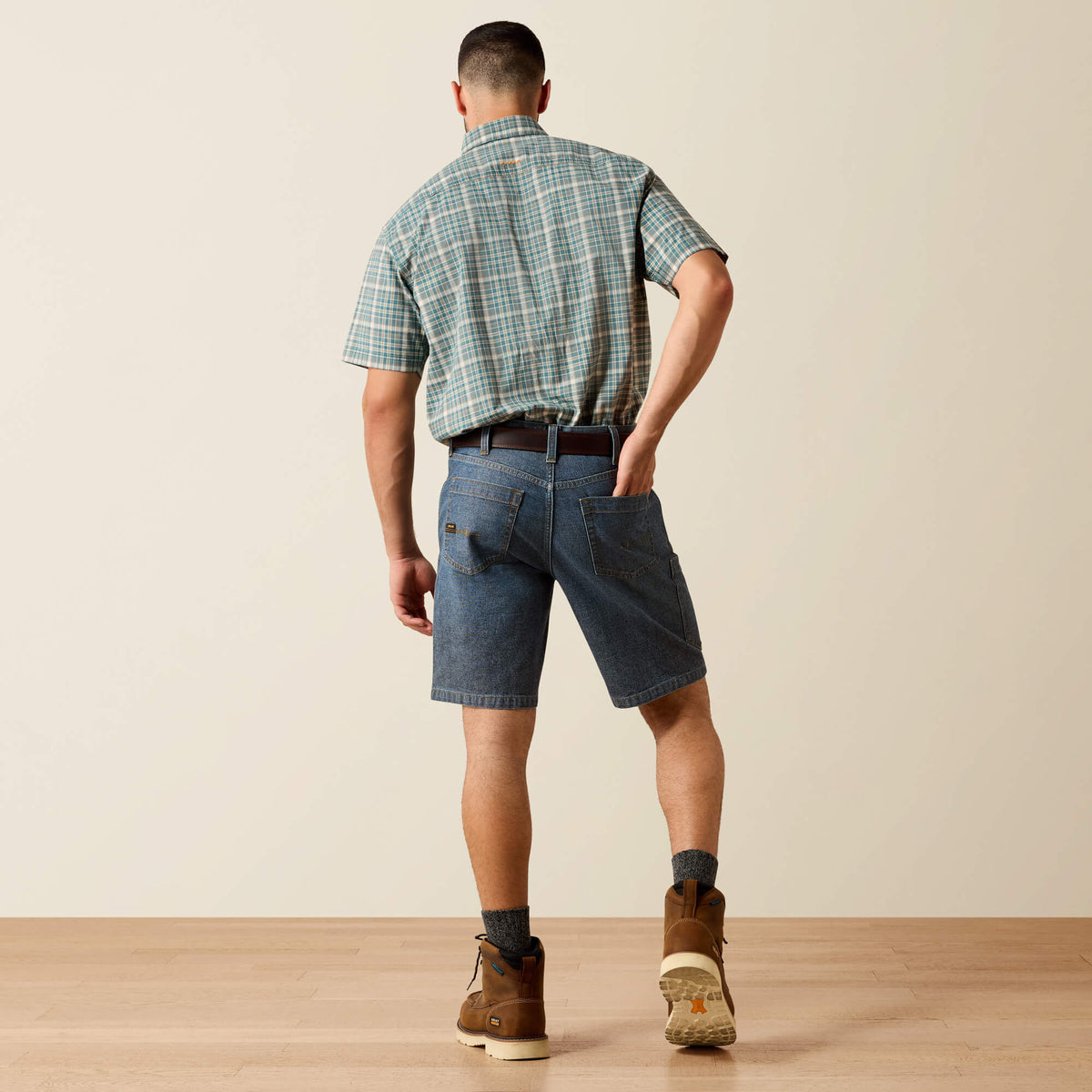 Ariat Premium Rebar M4 Relaxed Denim 10" DuraStretch Shorts