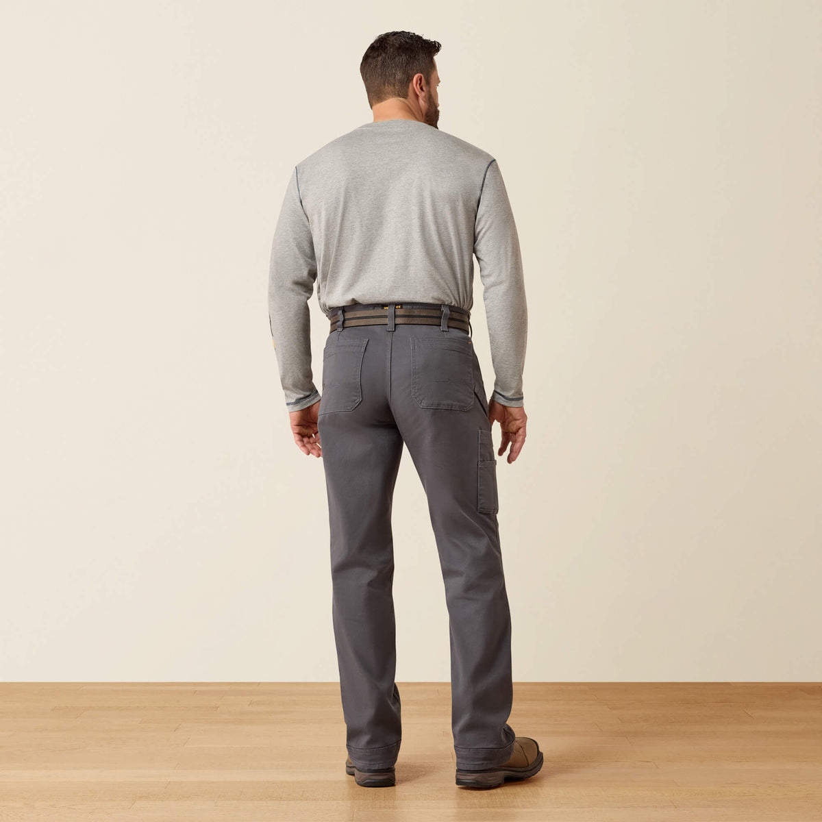 Ariat Hot Sale Rebar M4 Relaxed DuraStretch Washed Twill Dungaree Boot Cut Pant