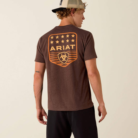 Ariat Featured Ariat Stripe Patriotic Badge T-Shirt