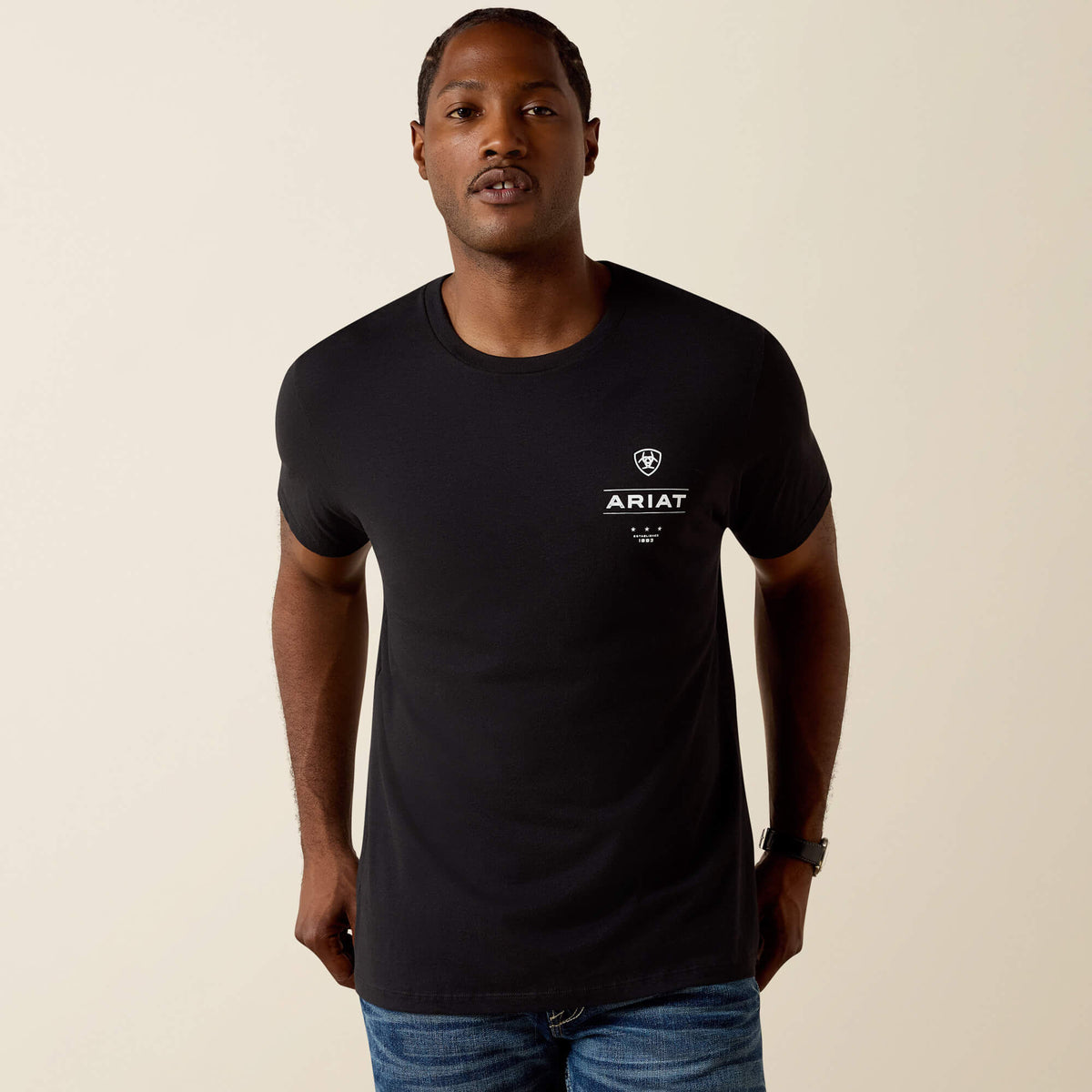 Ariat Featured Ariat Wooden Diamond Flag Classic Fit T-Shirt