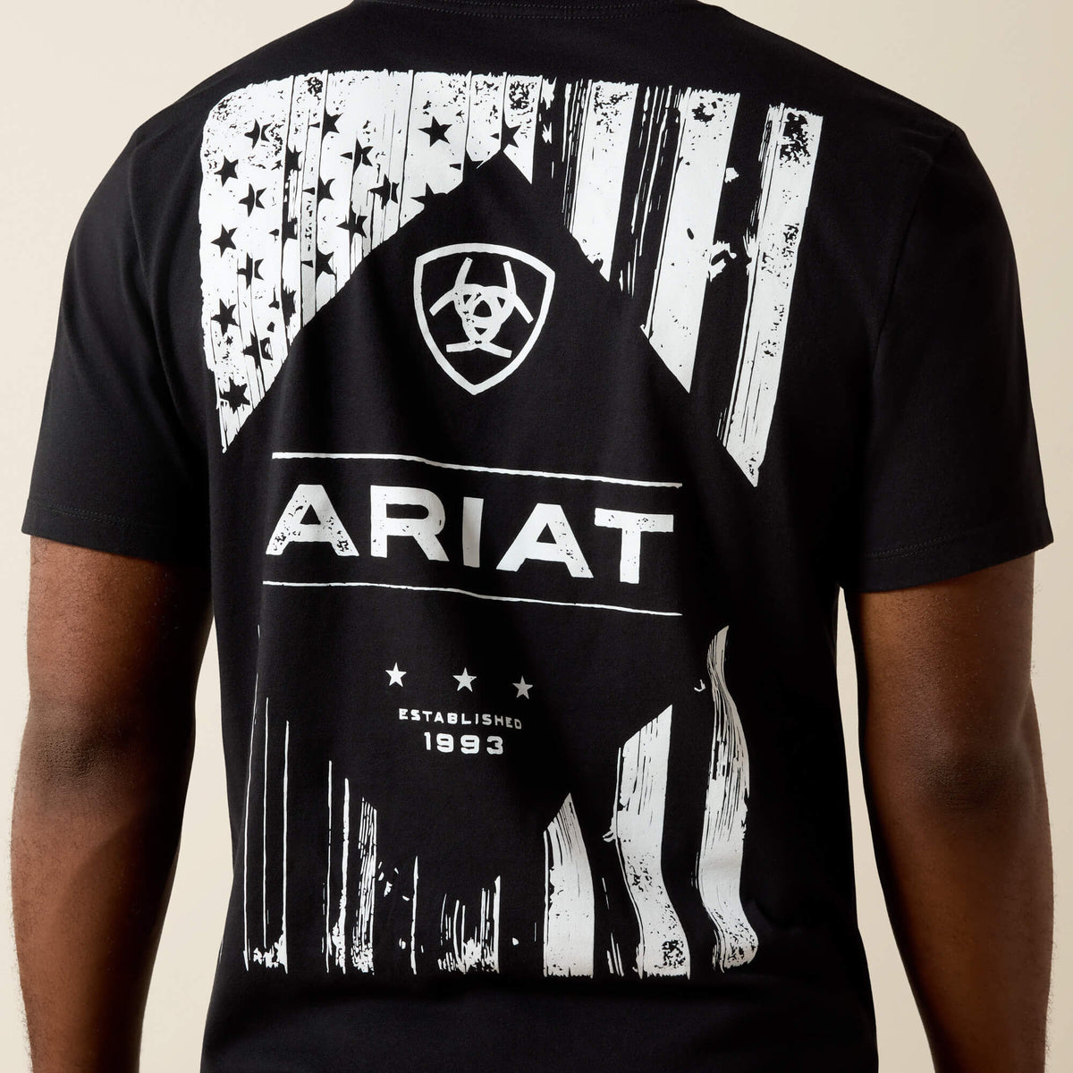 Ariat Featured Ariat Wooden Diamond Flag Classic Fit T-Shirt