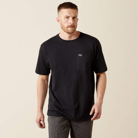 Ariat New Rebar Cotton Strong Standard Pocket T-Shirt