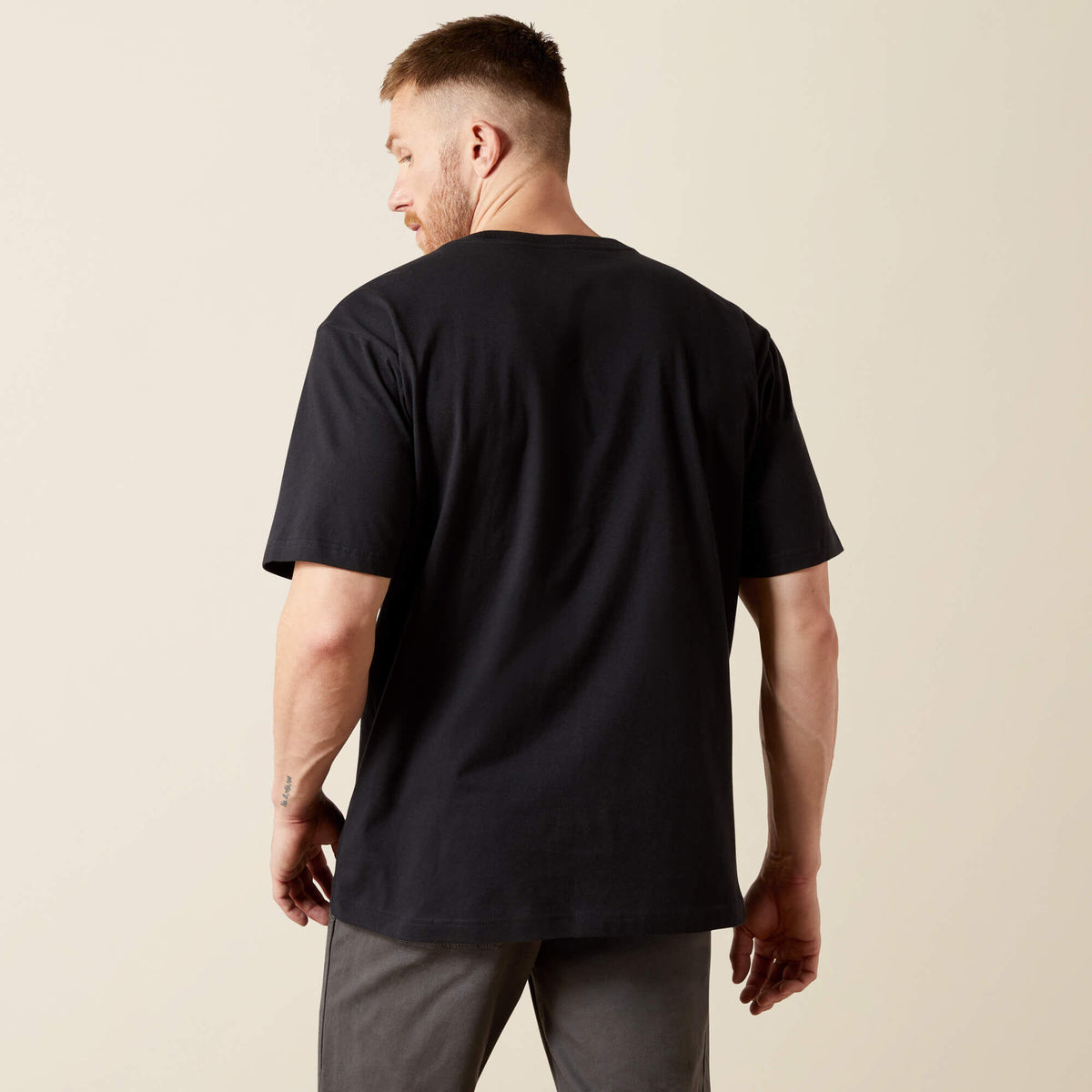Ariat New Rebar Cotton Strong Standard Pocket T-Shirt