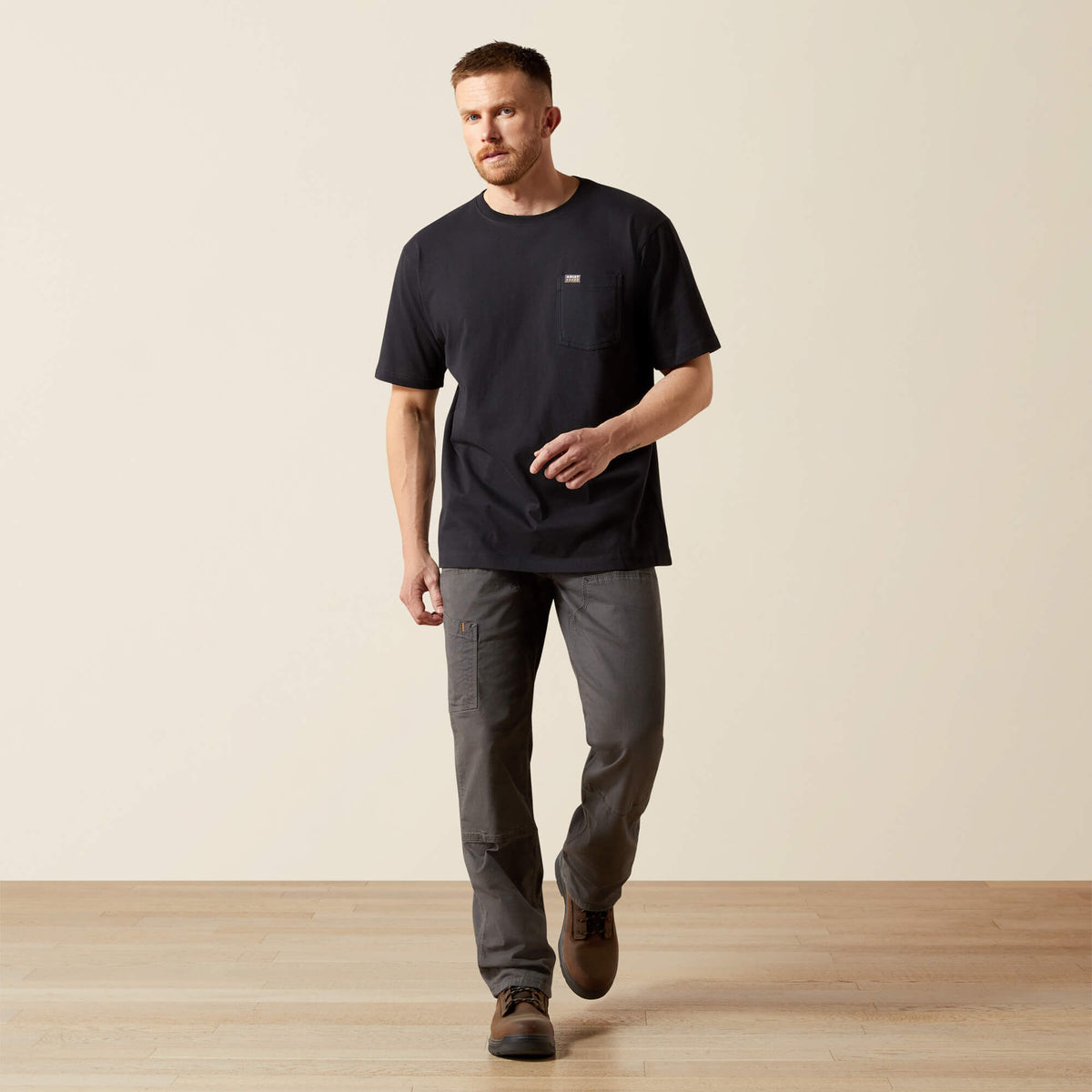 Ariat New Rebar Cotton Strong Standard Pocket T-Shirt