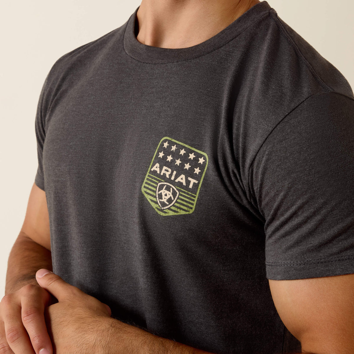 Ariat Discount Ariat Stripe Patriotic Badge T-Shirt