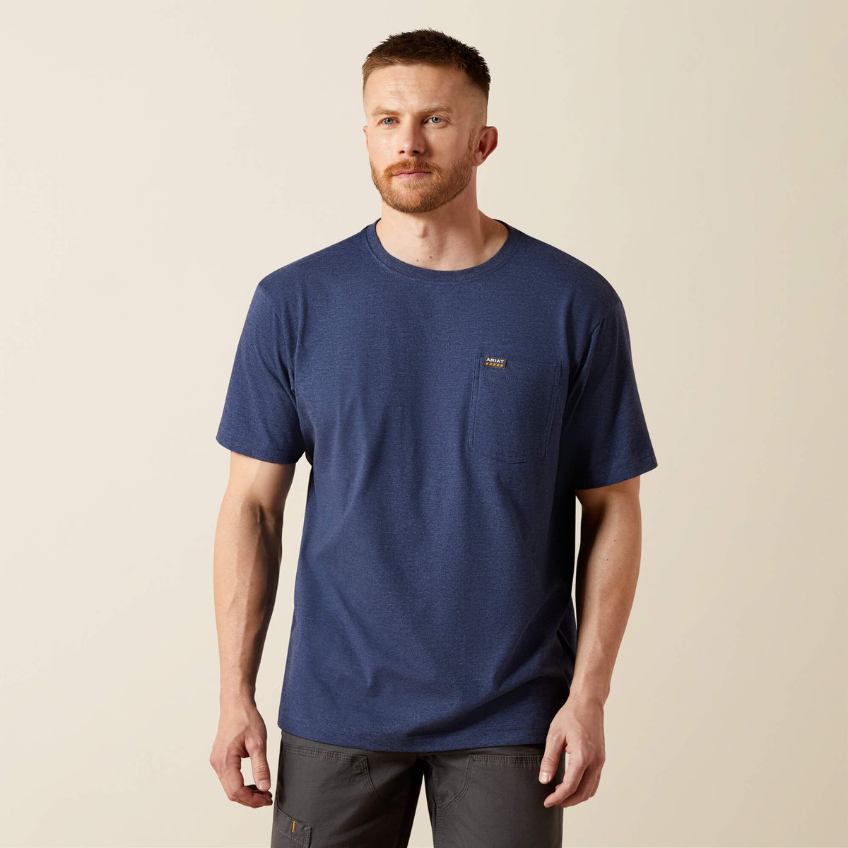 Ariat Featured Rebar Cotton Strong Standard Pocket T-Shirt