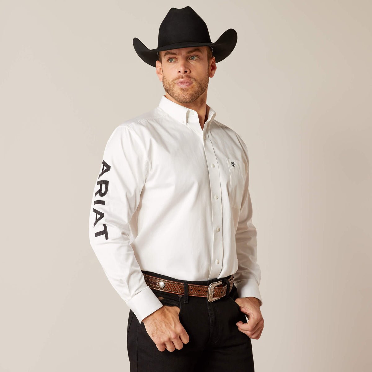 Ariat Value Team Logo Twill Classic Fit Shirt