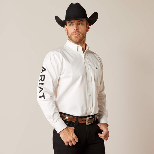 Ariat Value Team Logo Twill Classic Fit Shirt