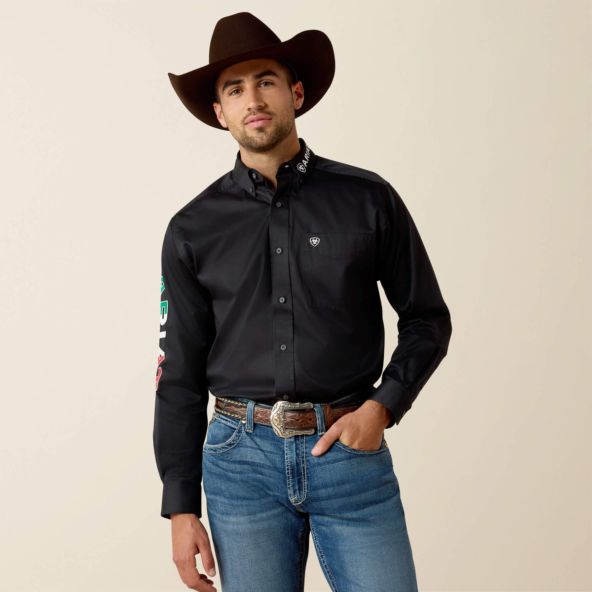 Ariat Essential Team Logo Twill Classic Fit Shirt