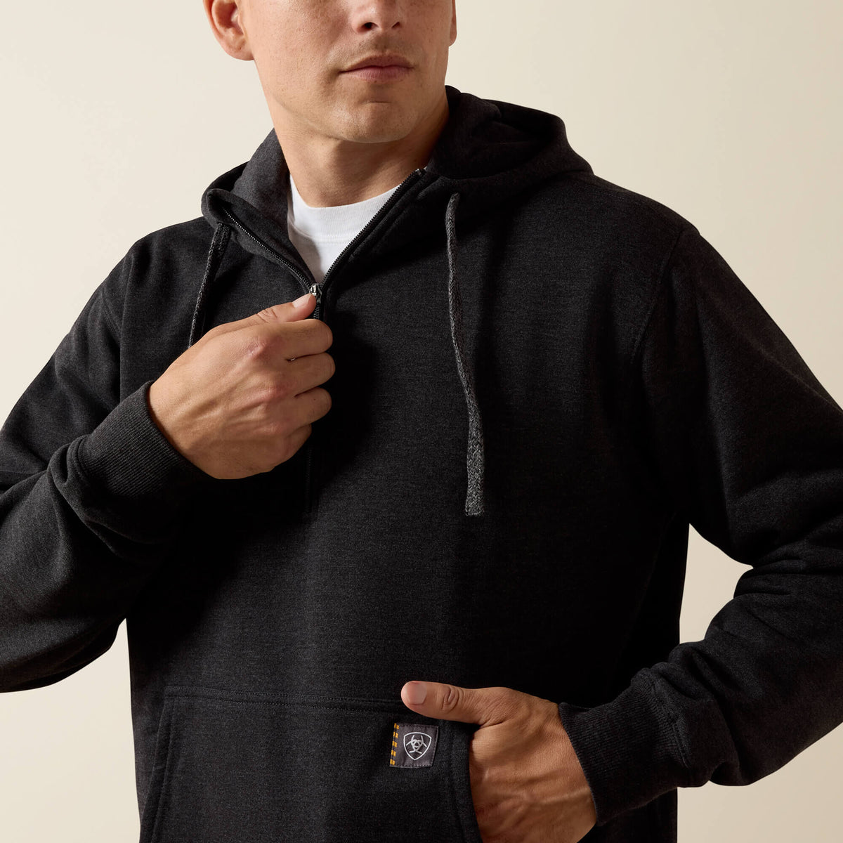 Ariat Featured Rebar Workman 1/4 Zip Hoodie