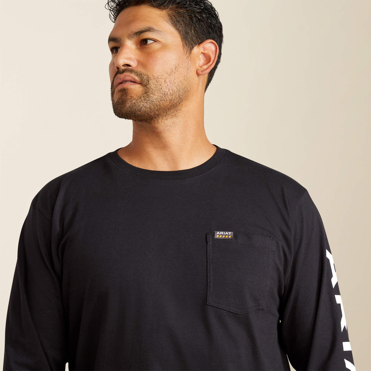 Ariat Value Rebar Cotton Strong Standard Logo Pocket T-Shirt