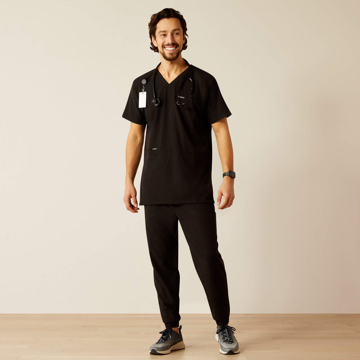 Ariat Featured Derham 6 Pocket Scrub Top